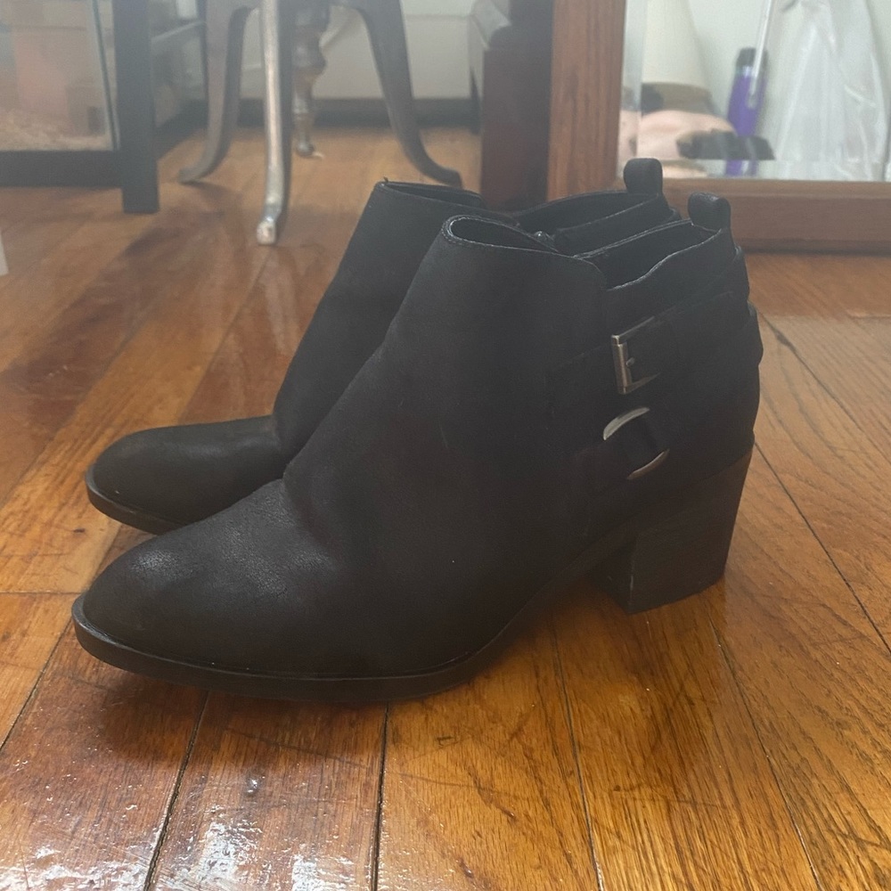 Black ankle boots